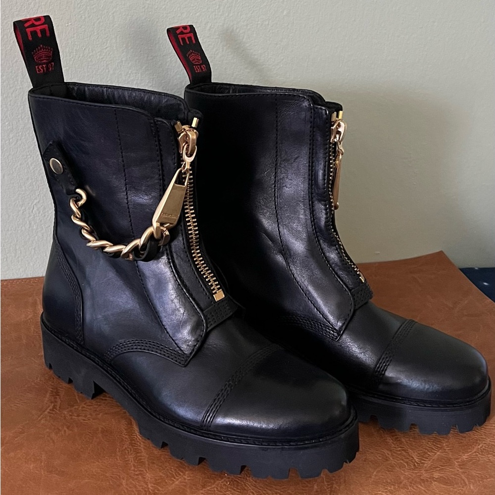 Zadig & Voltaire Joe Cecilia Ankle Boots leather  ( NWOB)